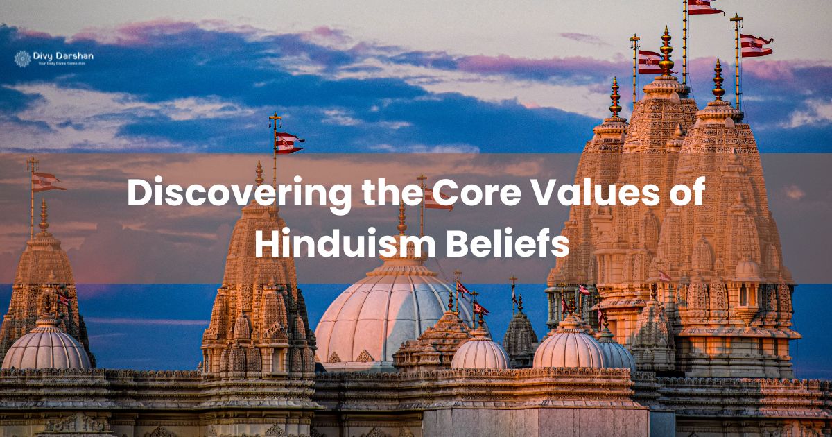 Graphic Saying: Discovering the Core Values of Hinduism Beliefs