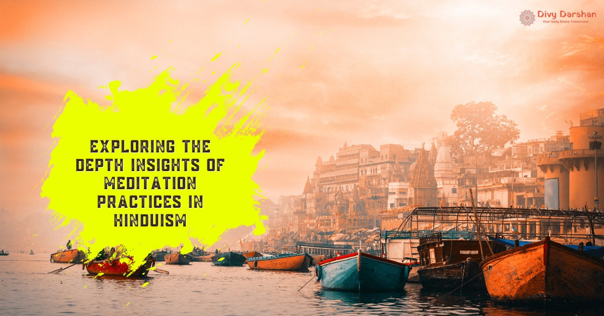 Graphic Saying: Exploring the Depth Insights of Meditation Practices in Hinduism